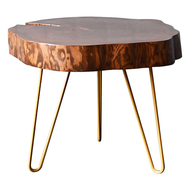 Кофейный стол Dylon Industrial Metal Rust Coffee Table Коричневый Желтый в Саратове | Loft Concept 