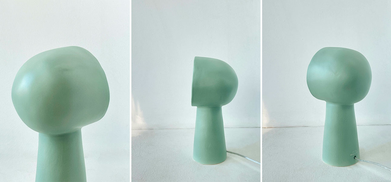 Настольная лампа KENI medium (мятный) - фото №2