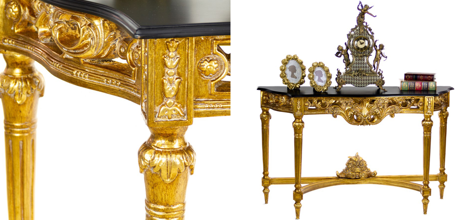 Консоль Console with Gold Monograms Консоль Console with Gold Monograms - Loft-Concept в Саратове