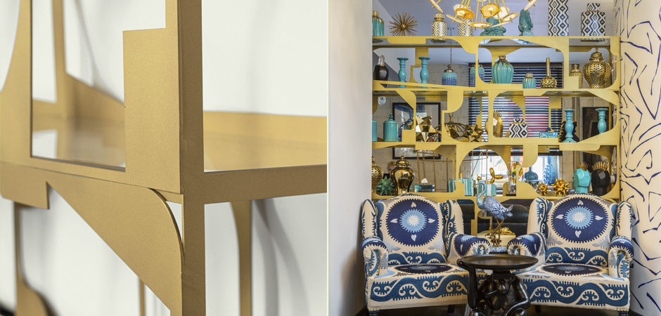 Стеллаж Golden Kaleidoscope Стеллаж Golden Kaleidoscope - Loft-Concept в Саратове