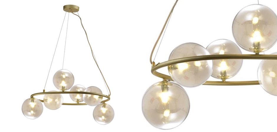 Люстра Bubble Glass Матовое золото Люстра Bubble Glass Матовое золото - Loft-Concept в Саратове