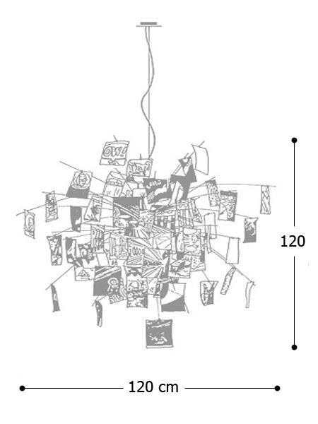 Светильник Zettel Z 5 Ingo Maurer text в Саратове