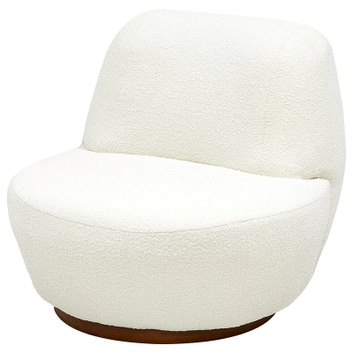 Кресло Raoul Chair Boucle Белый Кресло Raoul Chair Boucle Белый в Саратове | Loft Concept
