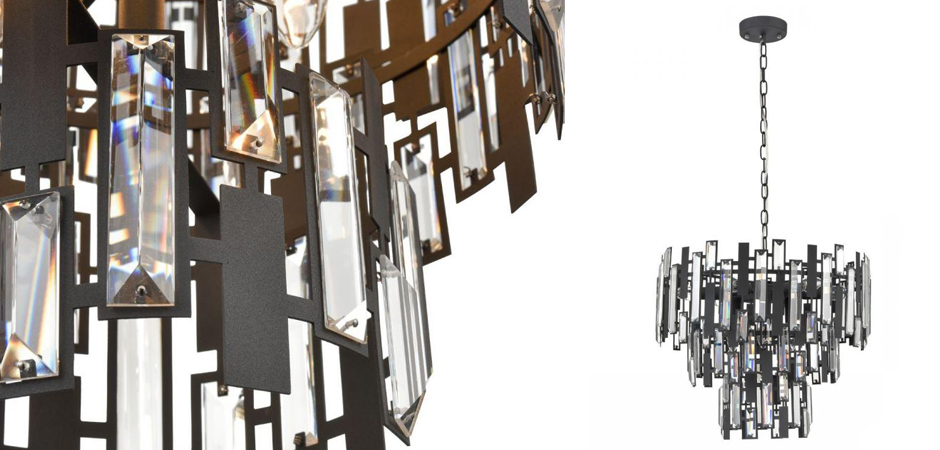 Люстра Darkness Chandelier three cascades Люстра Darkness Chandelier three cascades - Loft-Concept в Саратове