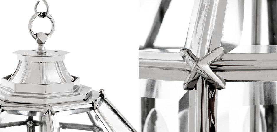 Люстра Lantern Owen Nickel M - Loft-Concept в Саратове