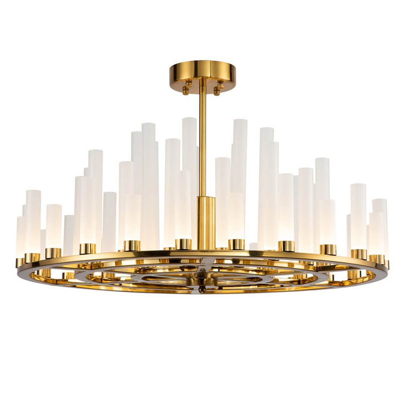 Люстра Candlestick Chandelier Глянцевое золото в Саратове | Loft Concept 