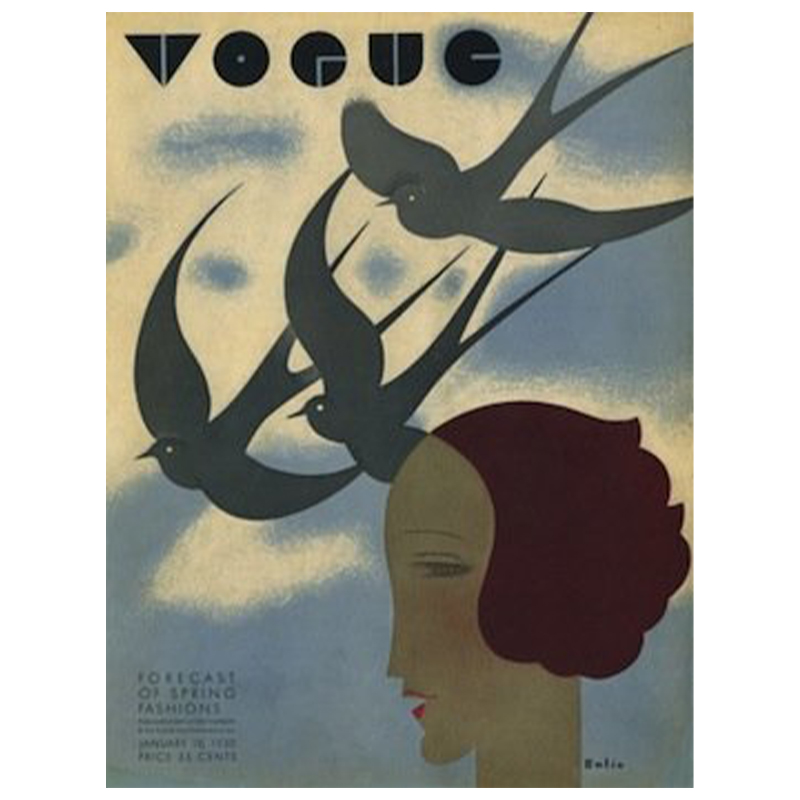 Постер Vogue Cover 1930 January  в Саратове | Loft Concept 