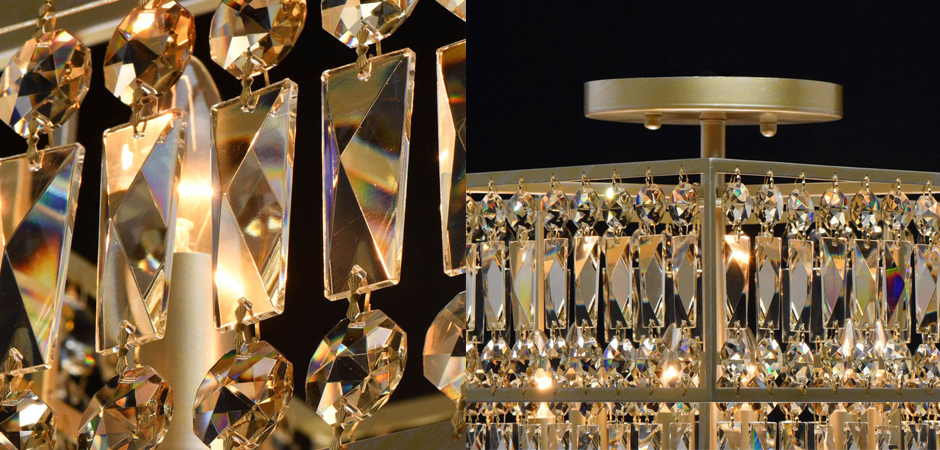 Потолочный светильник Crystal Inserts Lamp amber 6 Потолочный светильник Crystal Inserts Lamp amber 6 - Loft-Concept в Саратове