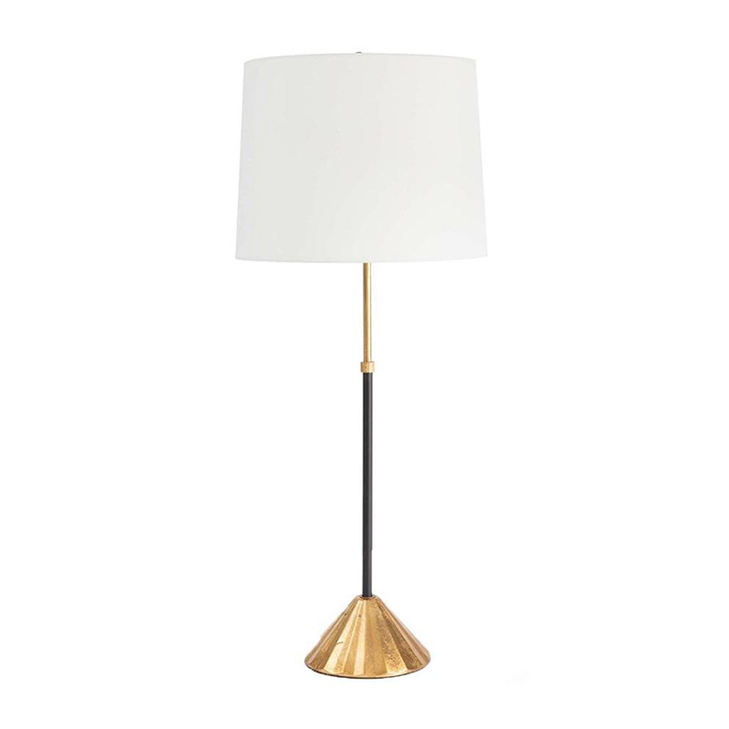 Настольная лампа Arleta Table lamp Белый Черный Золотой в Саратове | Loft Concept 