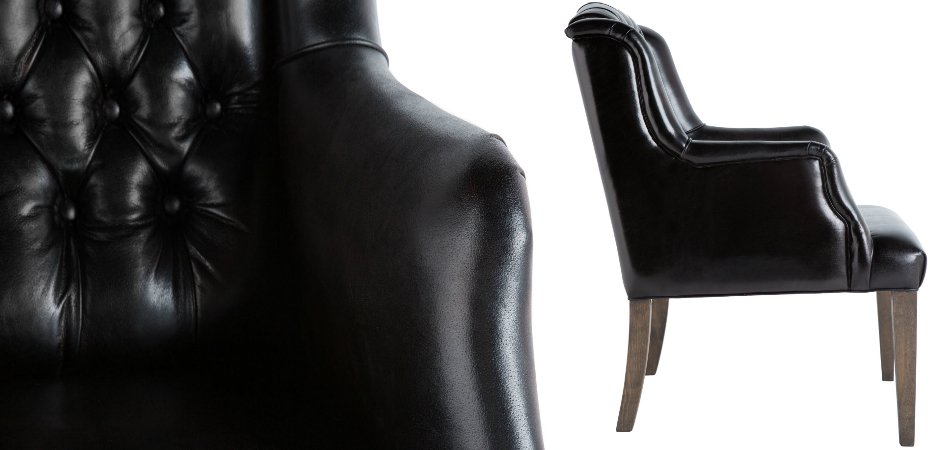 Кресло Leather Elegance Black Кресло Leather Elegance Black - Loft-Concept в Саратове