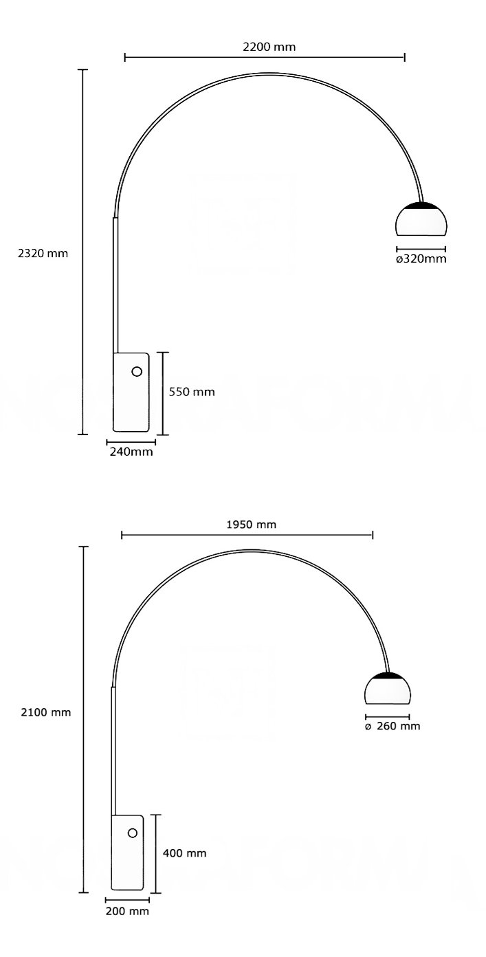 Торшер Flos Arco в Саратове
