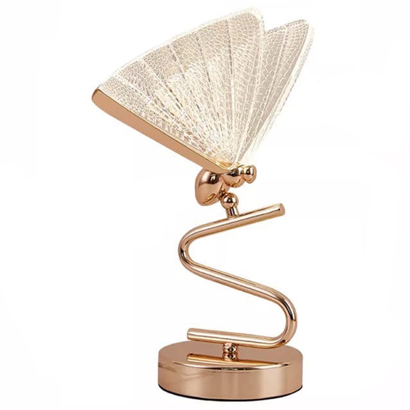 Ночник с Бабочкой Butterfly Table Lamp A Прозрачный Глянцевое золото Ночник с Бабочкой Butterfly Table Lamp A Прозрачный Глянцевое золото в Саратове | Loft Concept