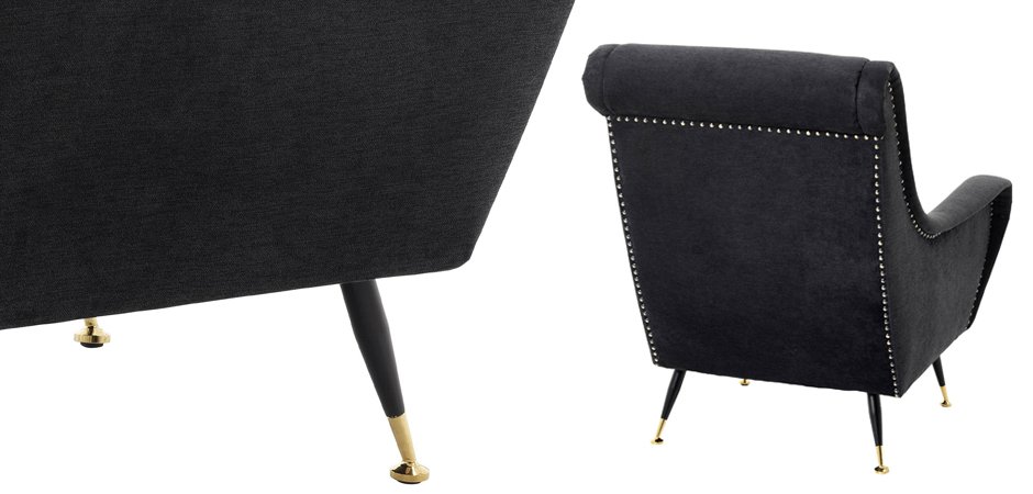 Кресло Eichholtz Chair Giardino Black Кресло Eichholtz Chair Giardino Black - Loft-Concept в Саратове