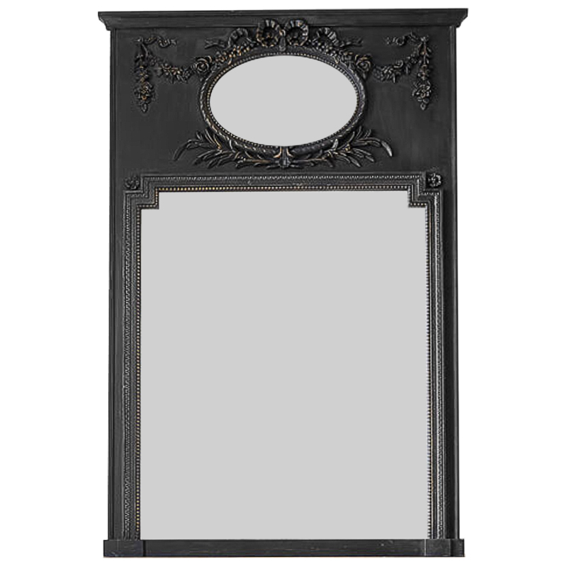 Зеркало Hendrica Mirror Black Винтажный черный в Саратове | Loft Concept 