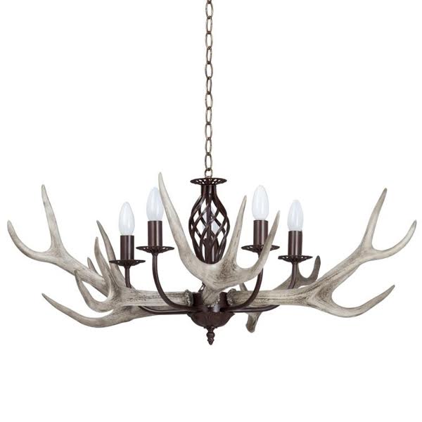 Люстра Horned Forrest Chandelier Коричневый в Саратове | Loft Concept 