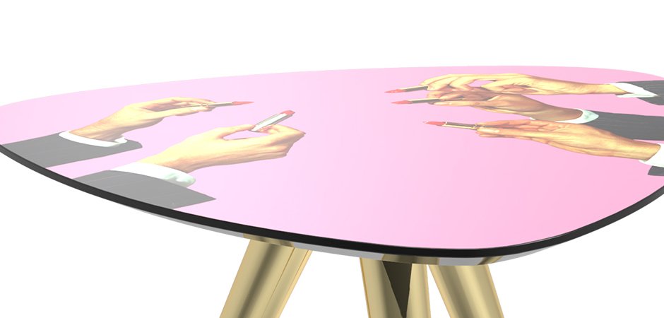 Журнальный стол Seletti Side Table Pink Lipsticks Журнальный стол Seletti Side Table Pink Lipsticks - Loft-Concept в Саратове