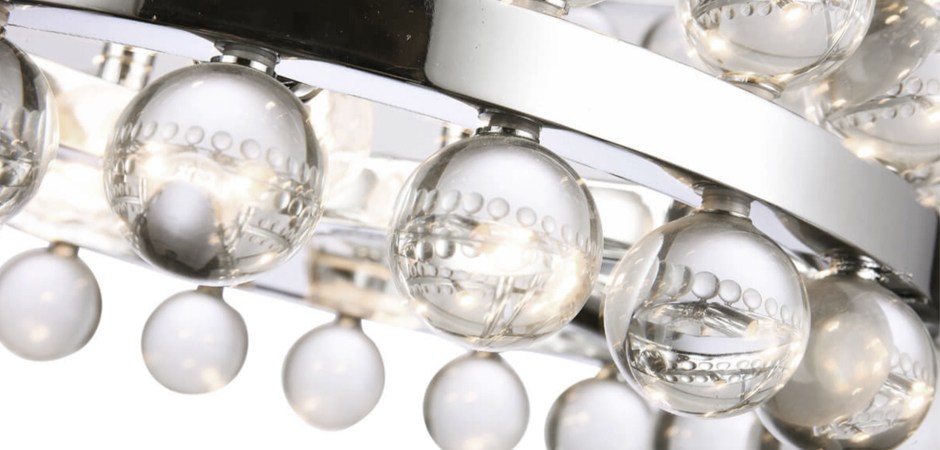 Sacramento Transparent Balls Two Circle Chandelier Sacramento Transparent Balls Two Circle Chandelier - Loft-Concept в Саратове