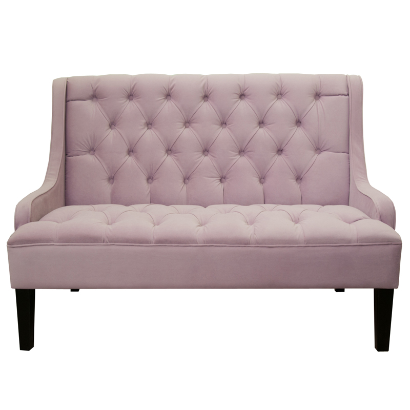 Диван Folket Sofa velour pink Розовый (Rose) в Саратове | Loft Concept 