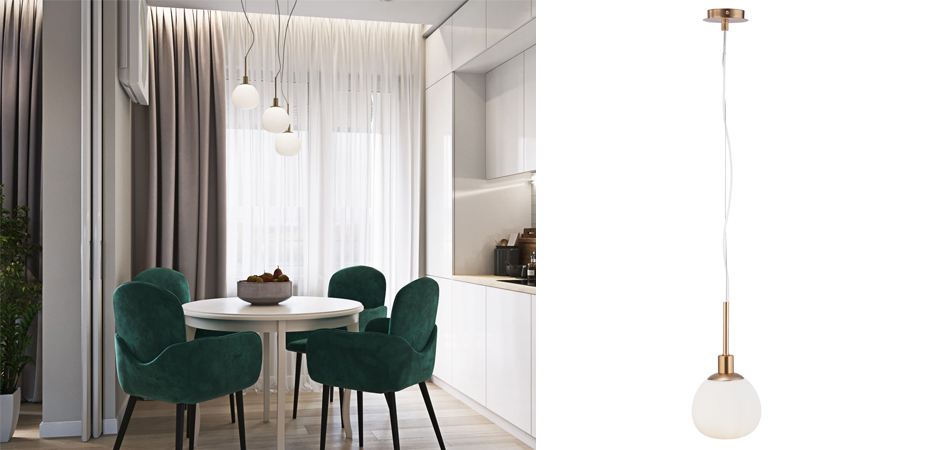 Подвесной светильник Tiepolo Ball Pendant Gold Подвесной светильник Tiepolo Ball Pendant Gold - Loft-Concept в Саратове