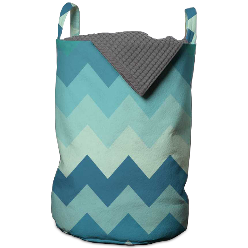 Корзина Blue Chevron Basket Мульти в Саратове | Loft Concept 