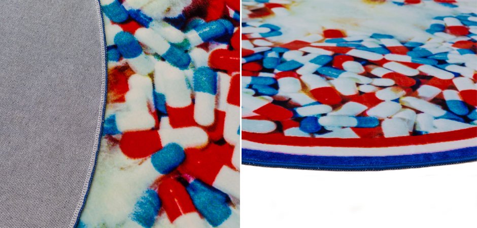 Ковер Seletti Round Rug Cat Ковер Seletti Round Rug Cat - Loft-Concept в Саратове