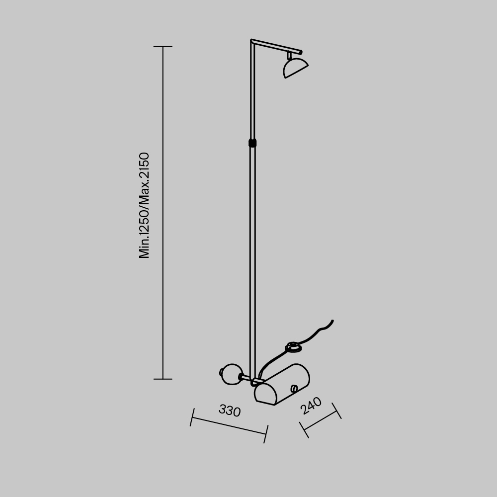 Напольный светильник Pikant 3000К 13Вт в Саратове