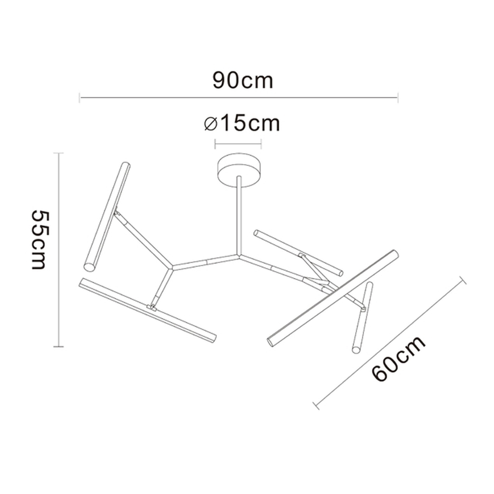 Люстра на штанге Geometry в Саратове