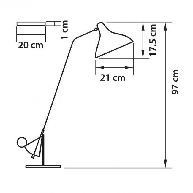 Настольная лампа Lampara Table Lamp в Саратове