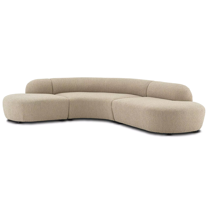 Диван Eichholtz Sofa Bjorn Boucle Sand Песочный в Саратове | Loft Concept 