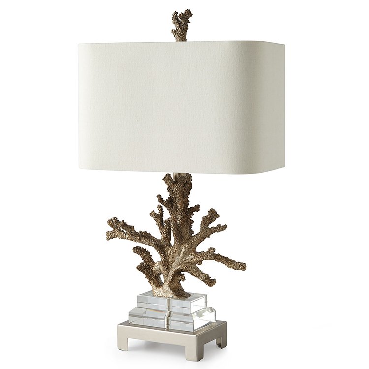 Настольная лампа Soft Gold Coral Белый Золотой Серебряный Настольная лампа Soft Gold Coral Белый Золотой Серебряный в Саратове | Loft Concept