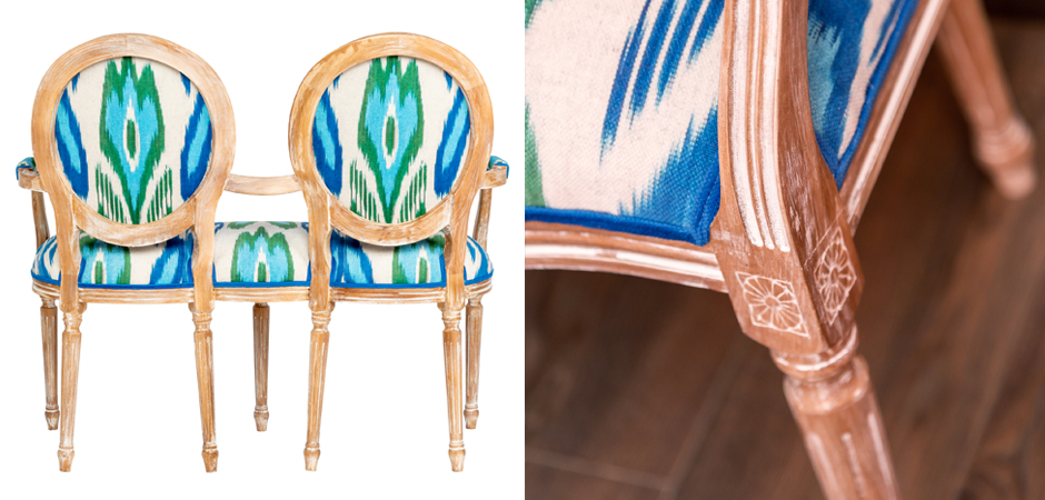 Диванетка с узором Ikat Pattern Диванетка с узором Ikat Pattern - Loft-Concept в Саратове
