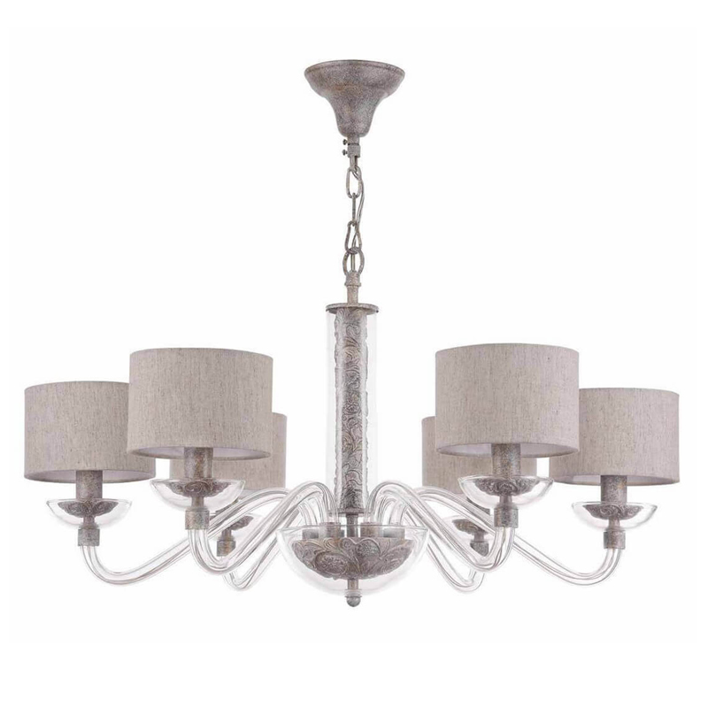 Люстра Sabella Light Chandelier 6 lamp Серый в Саратове | Loft Concept 