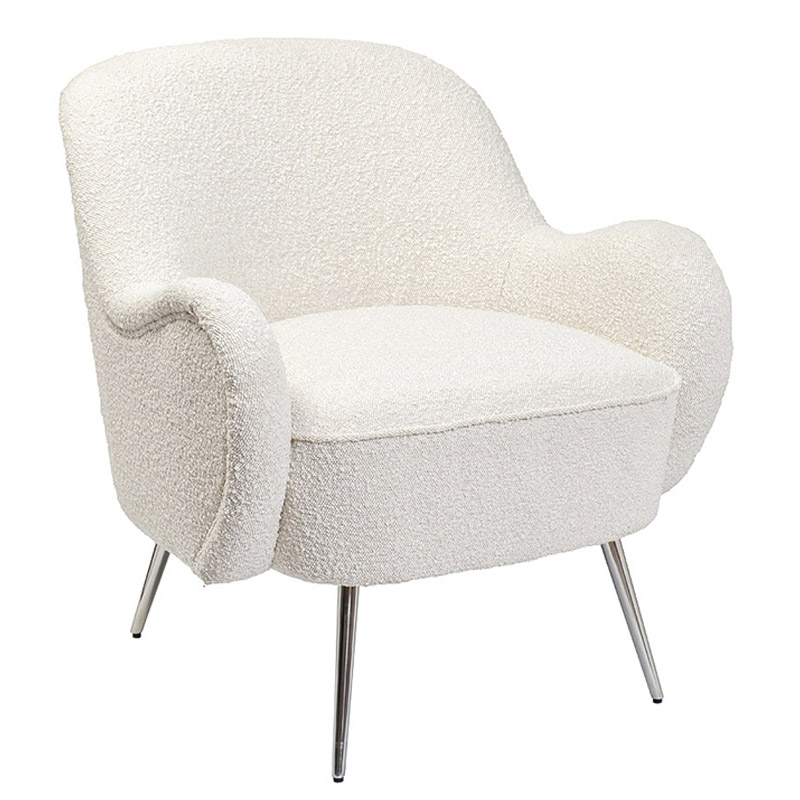 Кресло Boucle Choli Armchair Кремовый Кресло Boucle Choli Armchair Кремовый в Саратове | Loft Concept