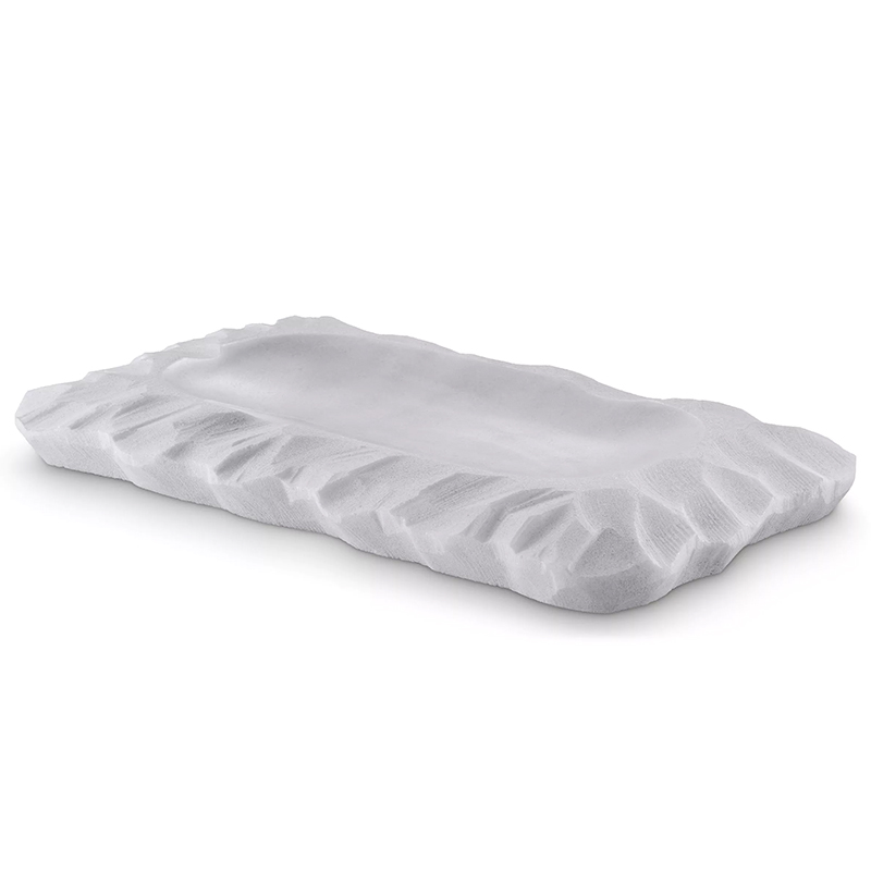 Поднос Eichholtz Tray Mauro White Белый Поднос Eichholtz Tray Mauro White Белый в Саратове | Loft Concept