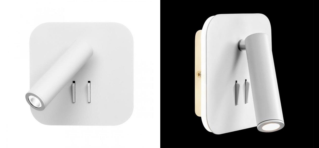 Бра Chelsom WALL LED DOCK White Square - фото