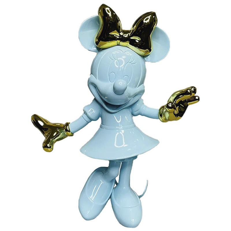 Статуэтка Минни Маус голубого цвета Minnie Mouse Blue Figurine  Голубой в Саратове | Loft Concept 