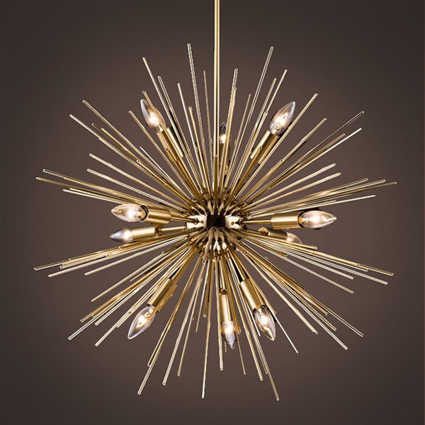 Люстра Astra Chandelier Sputnik Gold 60 Золотой в Саратове | Loft Concept 