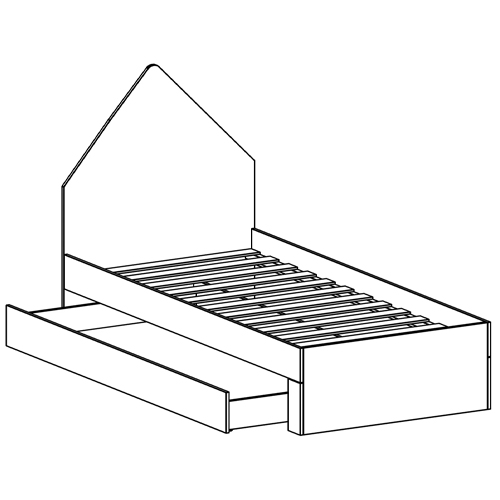 Кровать в детскую Tiny Town Bed в Саратове