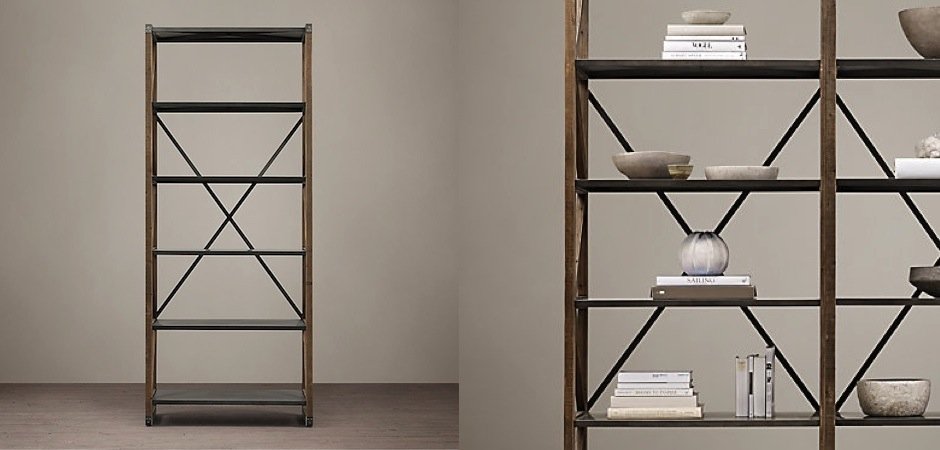 Стеллаж Visteria Double Стеллаж Visteria Double - Loft-Concept в Саратове