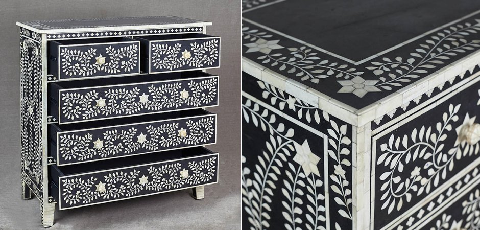 Комод Inlaid Bone Stars Комод Inlaid Bone Stars - Loft-Concept в Саратове