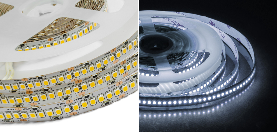 Светодиодная лента 26W/m 240LED/m 2835SMD 5м дневной белый Светодиодная лента 26W/m 240LED/m 2835SMD 5м дневной белый - Loft-Concept в Саратове