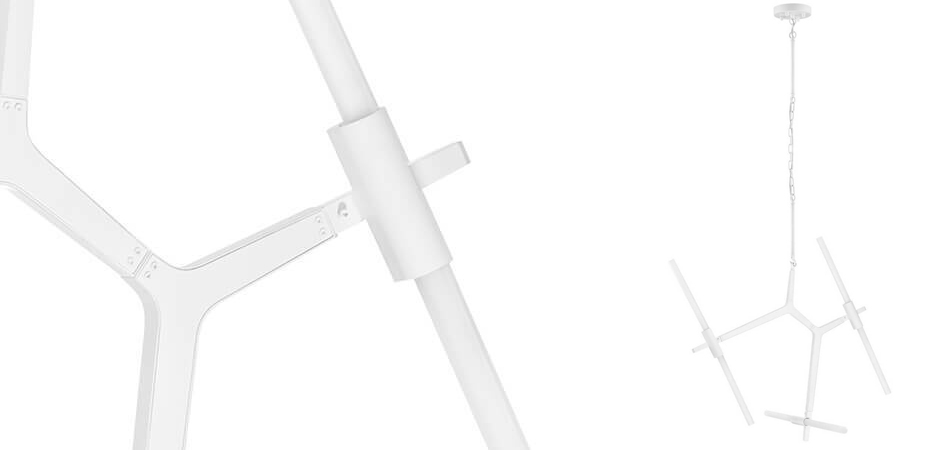 Люстра Агнес Chandelier White 6 Люстра Агнес Chandelier White 6 - Loft-Concept в Саратове