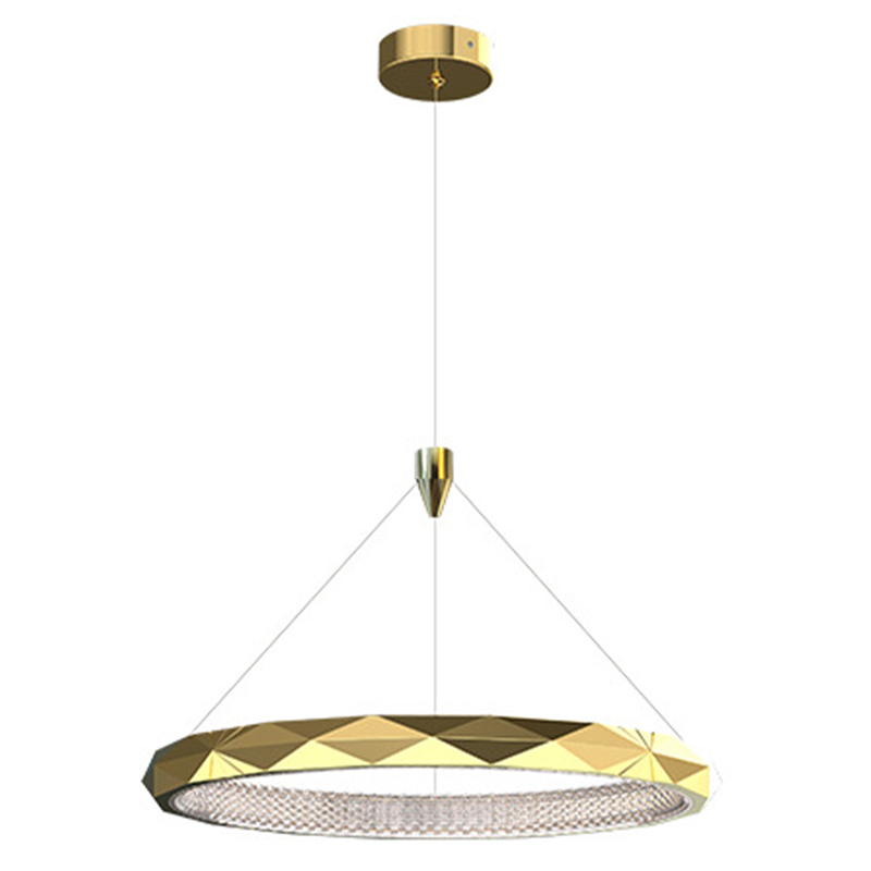 Люстра Horizontal Ring Gold Chandelier Золотой в Саратове | Loft Concept 