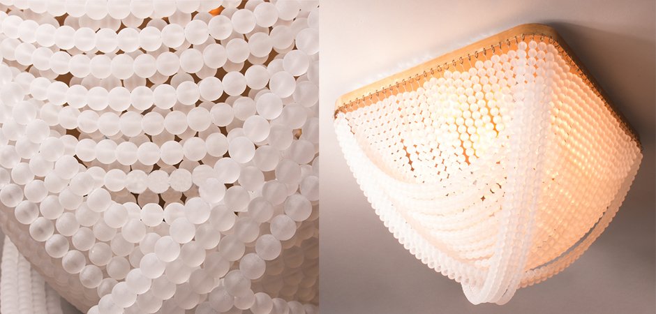 Люстра Cockle beaded ball ceiling lamp Люстра Cockle beaded ball ceiling lamp - Loft-Concept в Саратове
