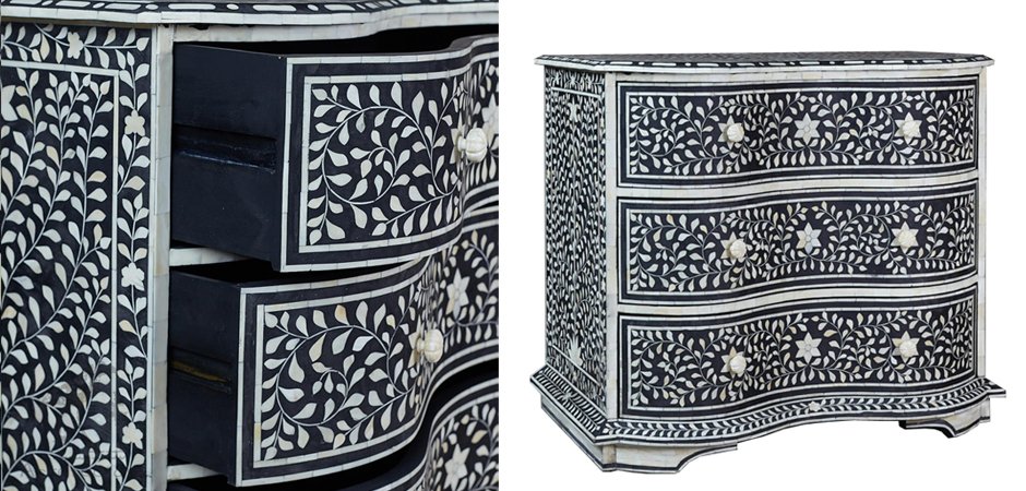 Комод Inlaid Bone Stars And Waves Комод Inlaid Bone Stars And Waves - Loft-Concept в Саратове