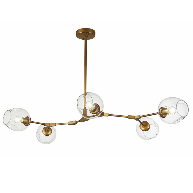 Люстра Branching Bubble Chandelier 5 gold Золотой Люстра Branching Bubble Chandelier 5 gold Золотой в Саратове | Loft Concept