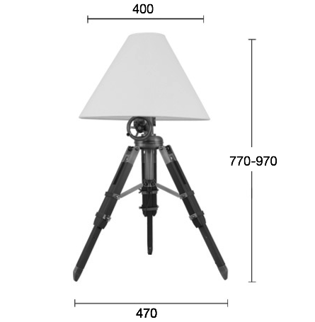 Настольная лампа Table Standing Lamp Black в Саратове