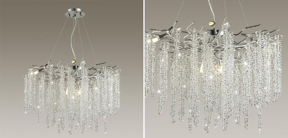Люстра Fairy Tree Silver на 8 ламп Люстра Fairy Tree Silver на 8 ламп - Loft-Concept в Саратове
