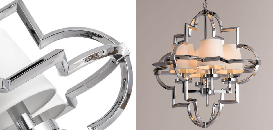 Люстра Lantern Rhombus Chromium Люстра Lantern Rhombus Chromium - Loft-Concept в Саратове