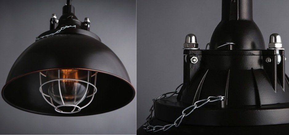Светильник Loft Industrial Metal Cage Вreamboat Светильник Loft Industrial Metal Cage Вreamboat - Loft-Concept в Саратове